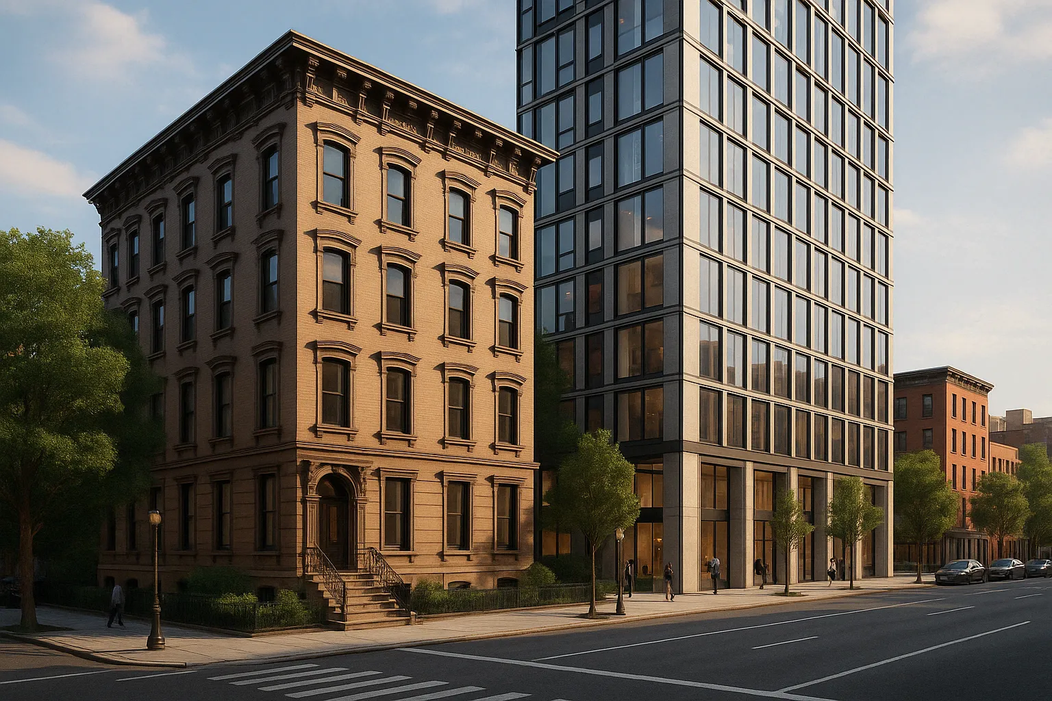 Architectural rendering services in New York – photorealistic exterior view